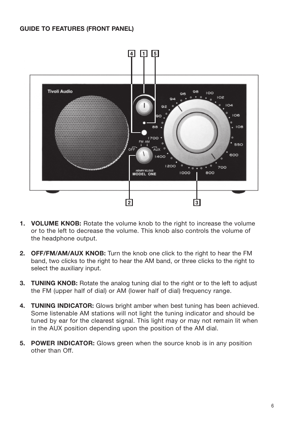 Tivoli Audio HenryKloss User Manual | Page 7 / 12