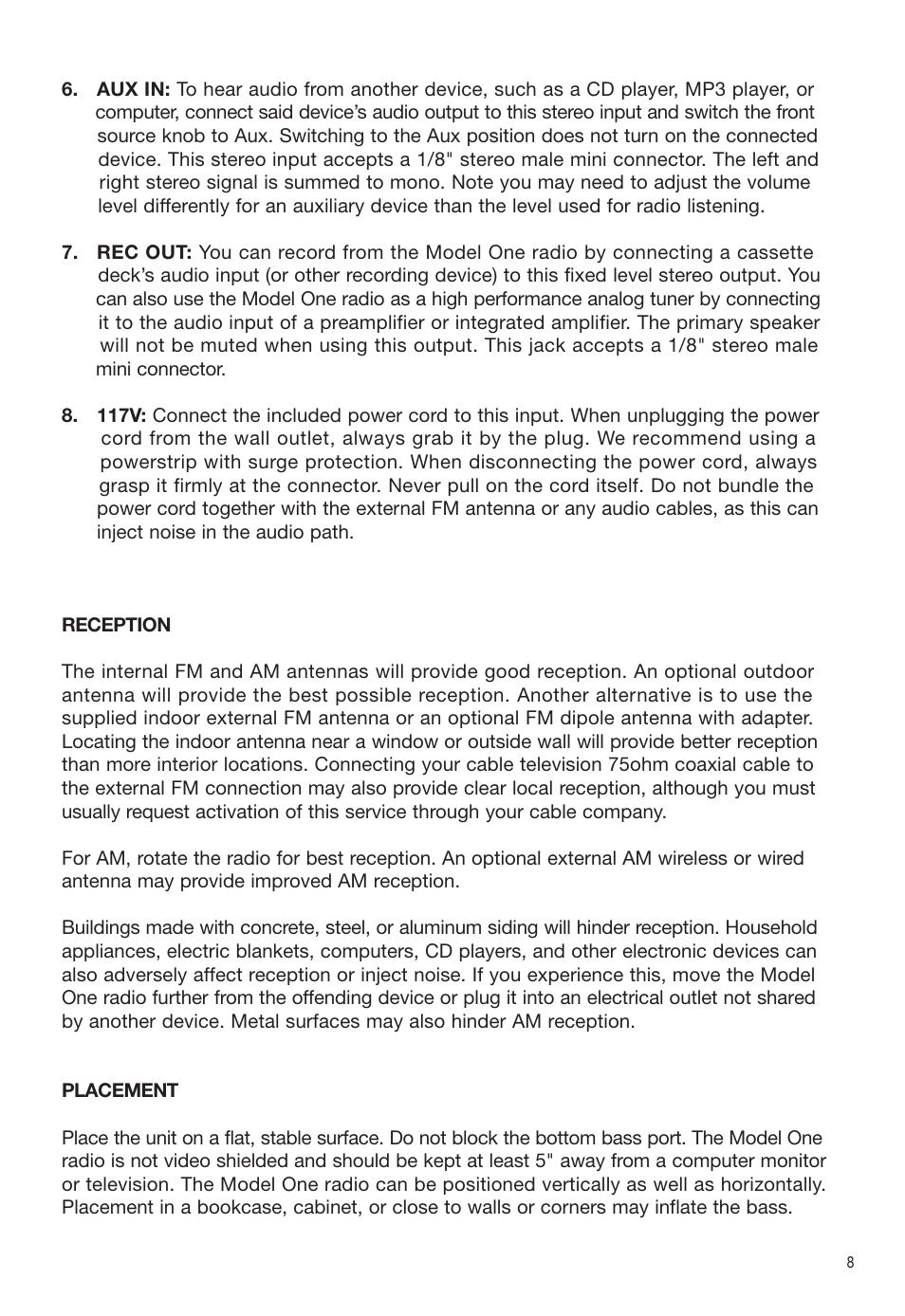 Tivoli Audio HenryKloss User Manual | Page 9 / 12