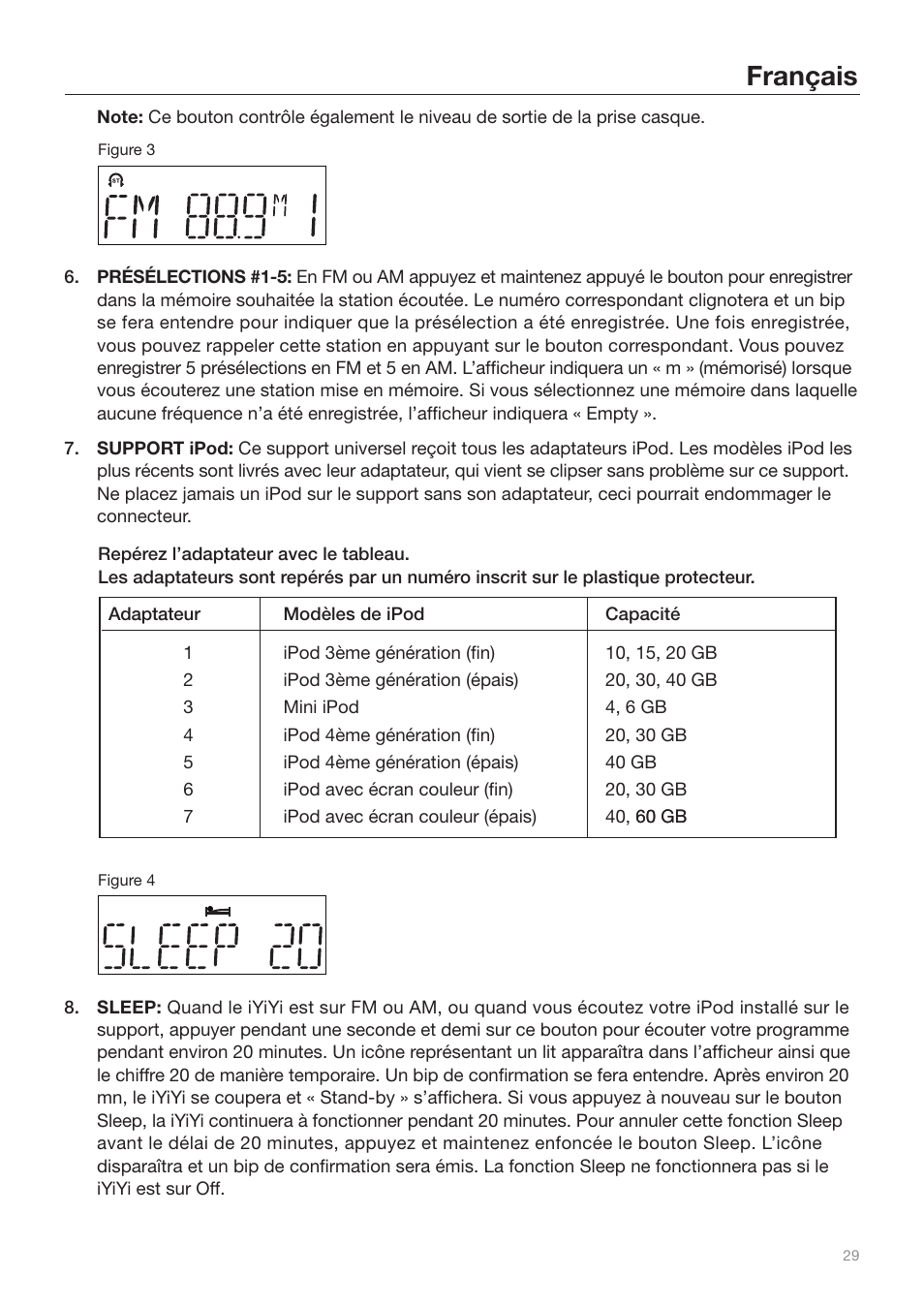Français | Tivoli Audio iYiYi Sound System User Manual | Page 29 / 56