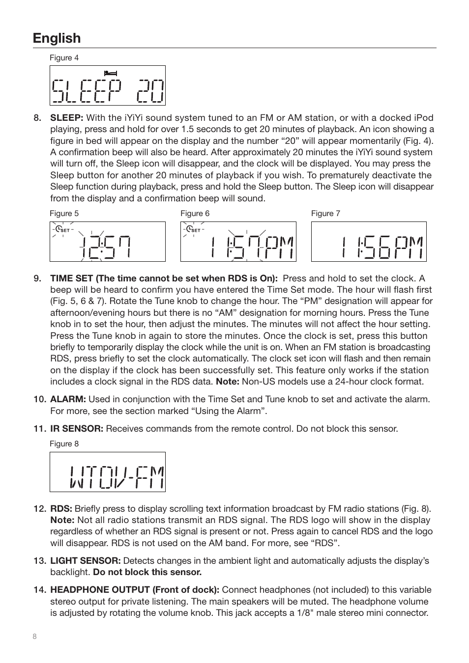 English | Tivoli Audio iYiYi Sound System User Manual | Page 8 / 56
