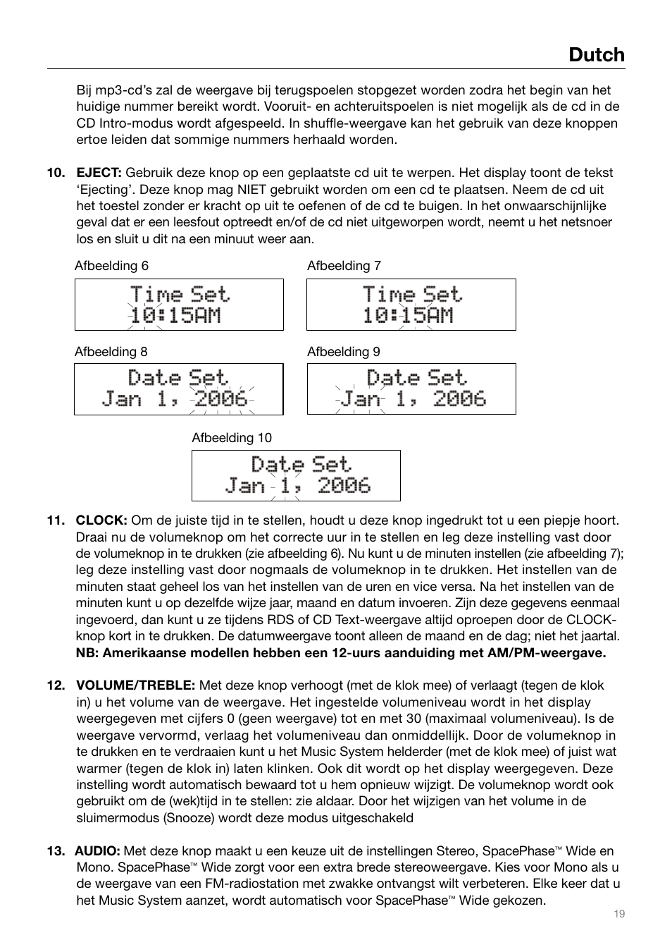Dutch | Tivoli Audio MUSIC SYSTEM User Manual | Page 19 / 64