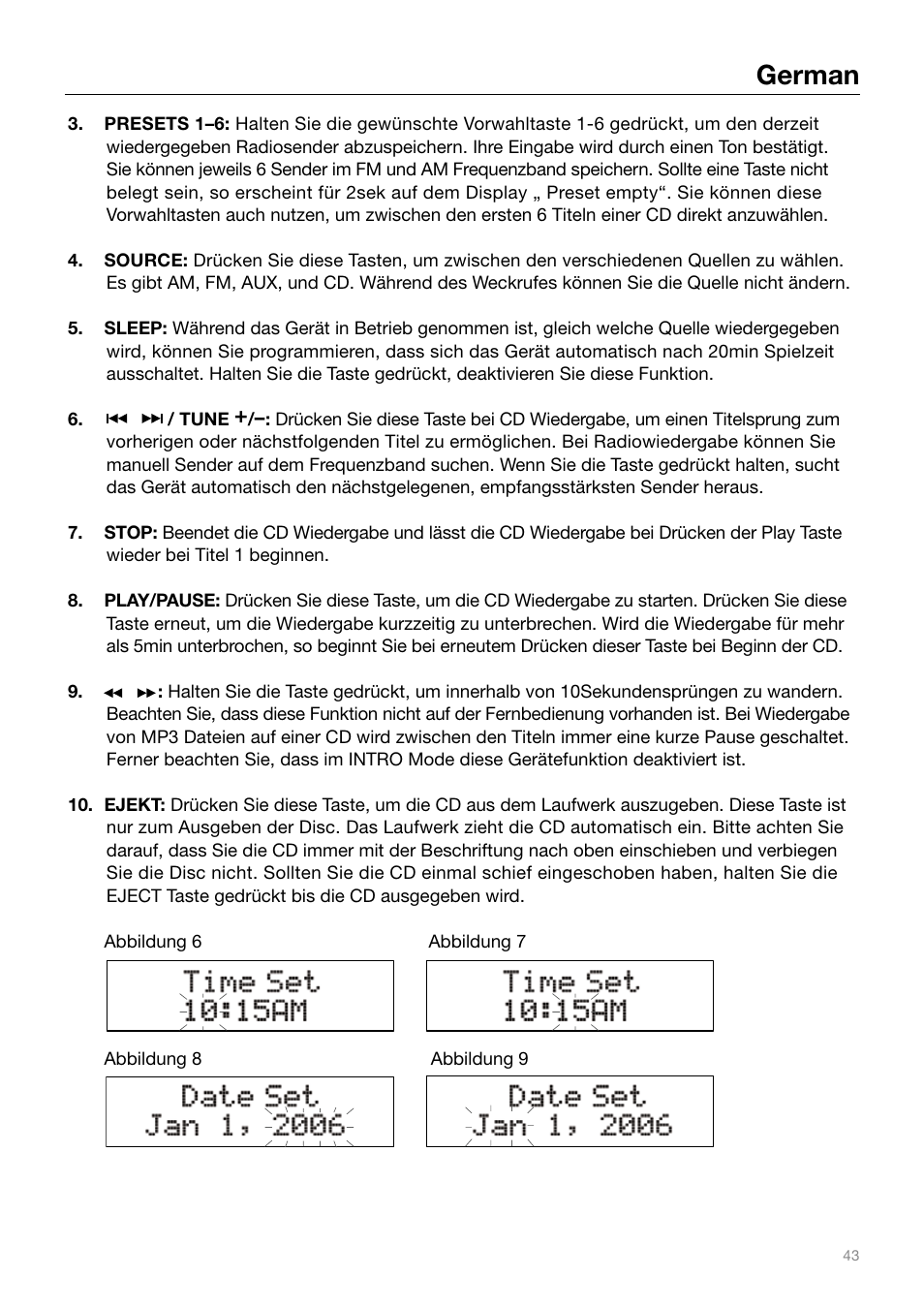 German | Tivoli Audio MUSIC SYSTEM User Manual | Page 43 / 64