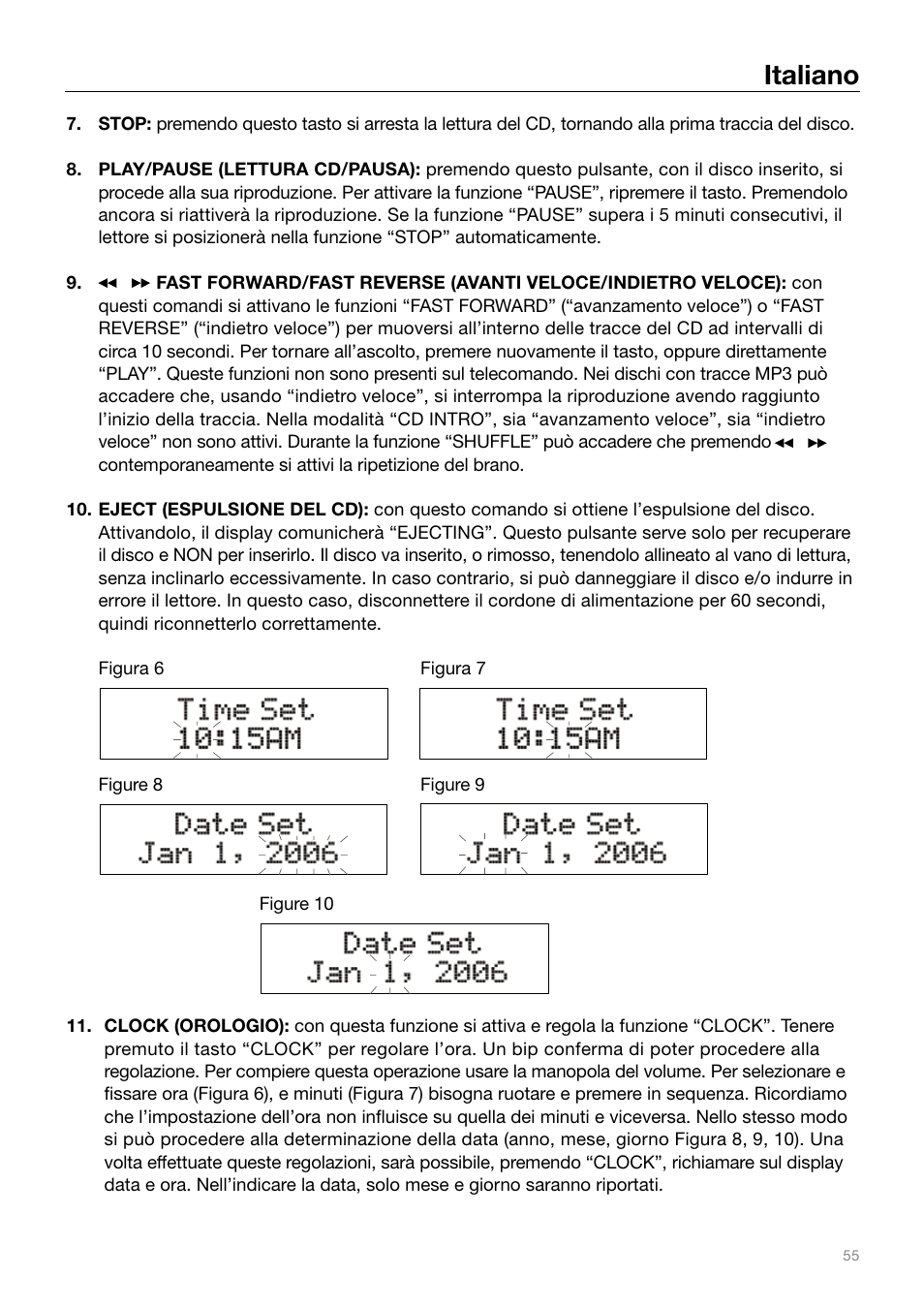 Italiano | Tivoli Audio MUSIC SYSTEM User Manual | Page 55 / 64
