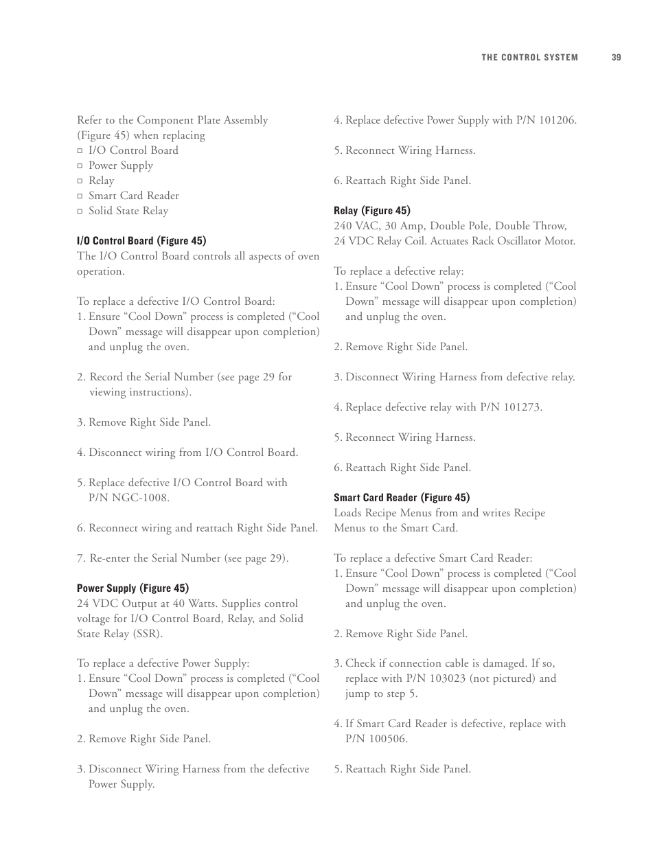 TurboChef Technologies High h Batch User Manual | Page 57 / 117