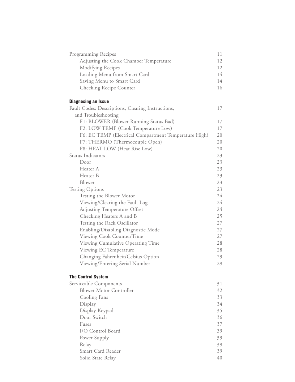 TurboChef Technologies High h Batch User Manual | Page 6 / 117