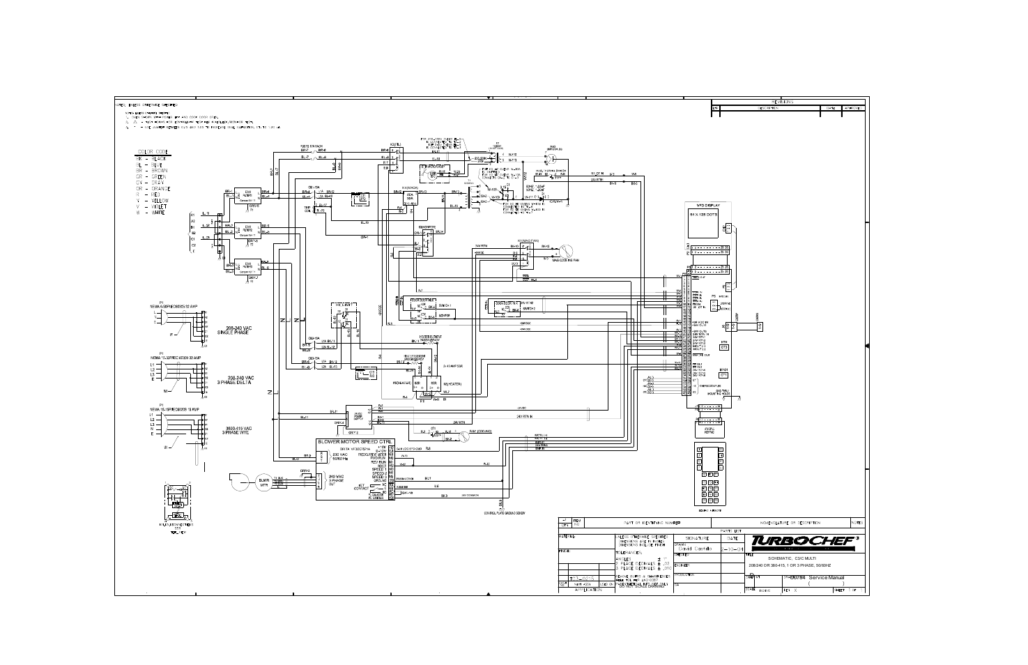 TurboChef Technologies C3/CMulti User Manual | Page 103 / 105