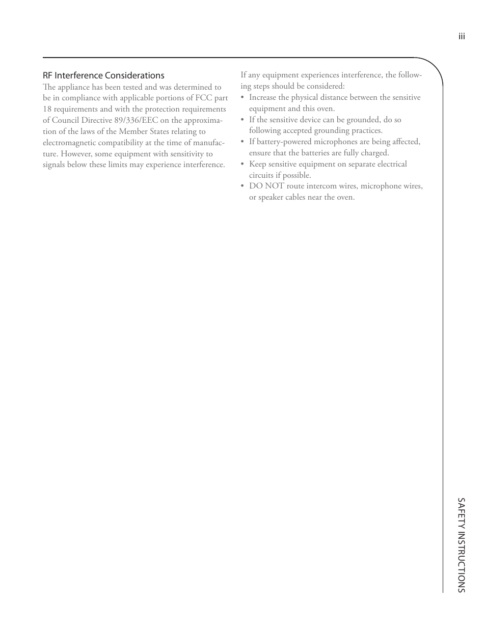 TurboChef Technologies Residential Single and Double Wall Oven User Manual | Page 13 / 124