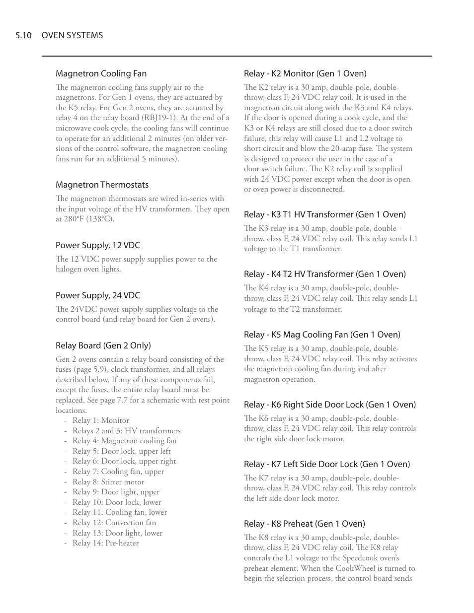 TurboChef Technologies Residential Single and Double Wall Oven User Manual | Page 58 / 124