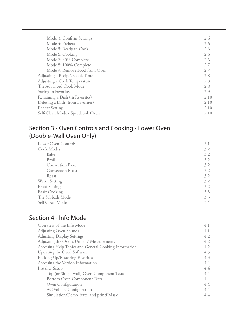 TurboChef Technologies Residential Single and Double Wall Oven User Manual | Page 6 / 124