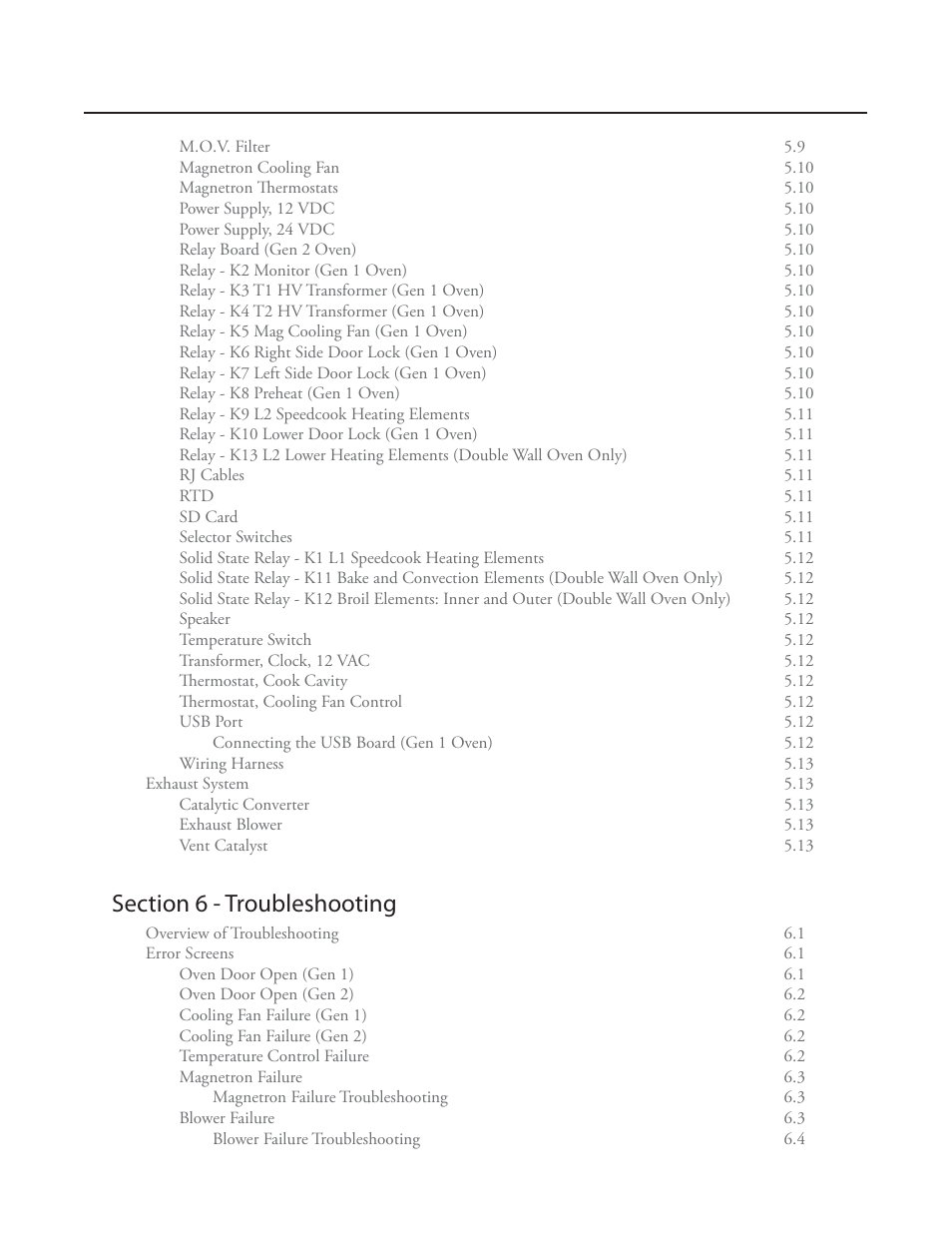 TurboChef Technologies Residential Single and Double Wall Oven User Manual | Page 8 / 124