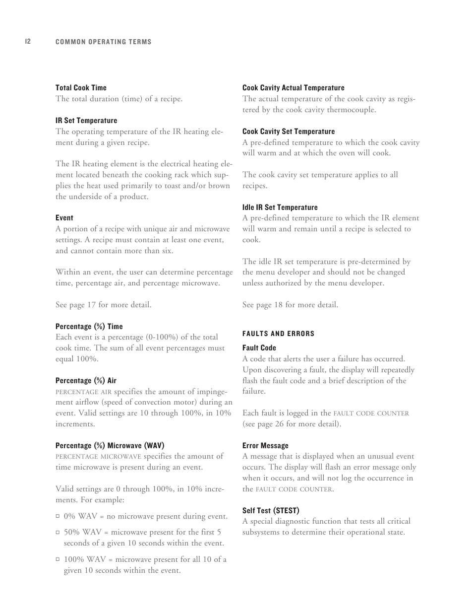 TurboChef Technologies Tornado User Manual | Page 22 / 48