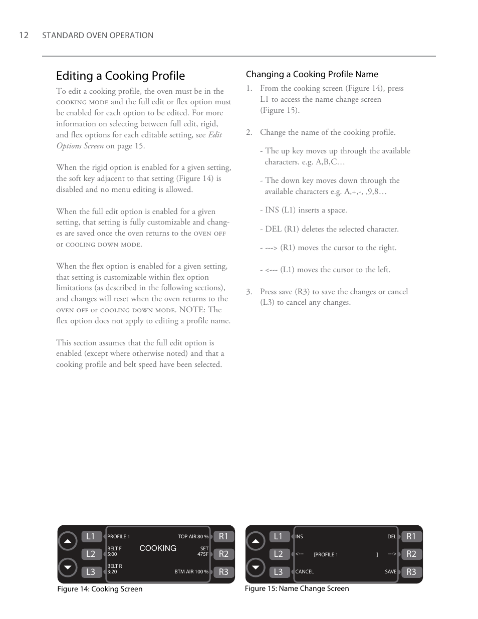 Editing a cooking profile | TurboChef Technologies TurboChef High h Conveyor 2020 User Manual | Page 20 / 36