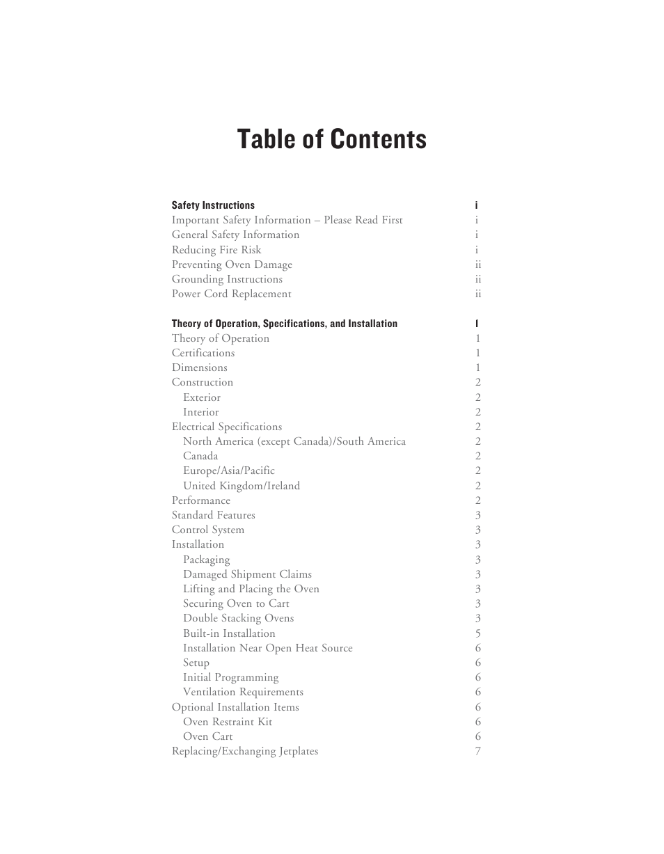 TurboChef Technologies High h Batch User Manual | Page 5 / 45
