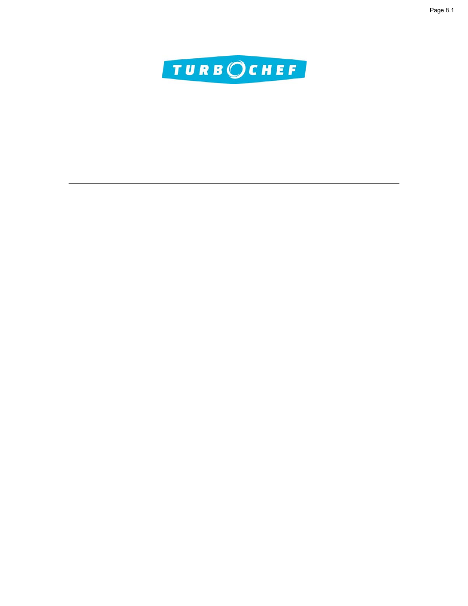 TurboChef Technologies Tornado 2 User Manual | Page 14 / 38
