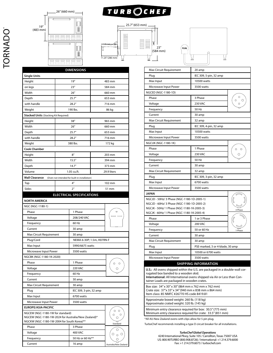 Torna d o | TurboChef Technologies Tornado 2 User Manual | Page 3 / 38
