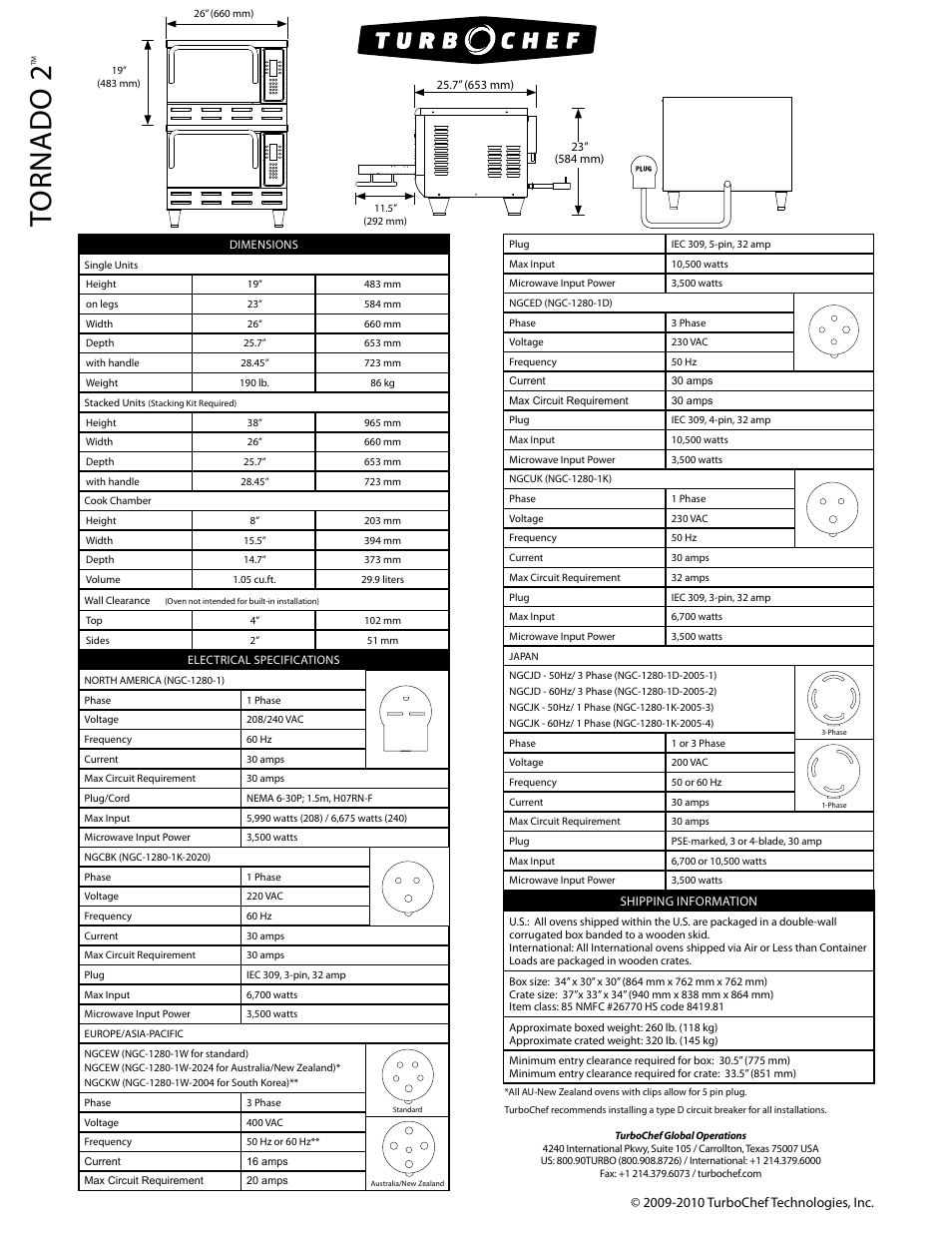 Tor n ado 2 | TurboChef Technologies Tornado 2 User Manual | Page 5 / 38