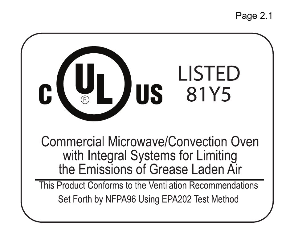 TurboChef Technologies Tornado 2 User Manual | Page 6 / 38