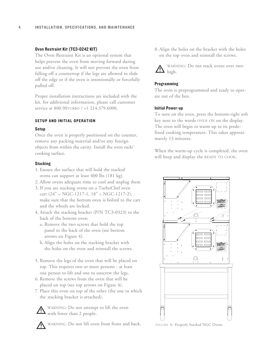 TurboChef Technologies TurboChef User Manual | Page 13 / 94