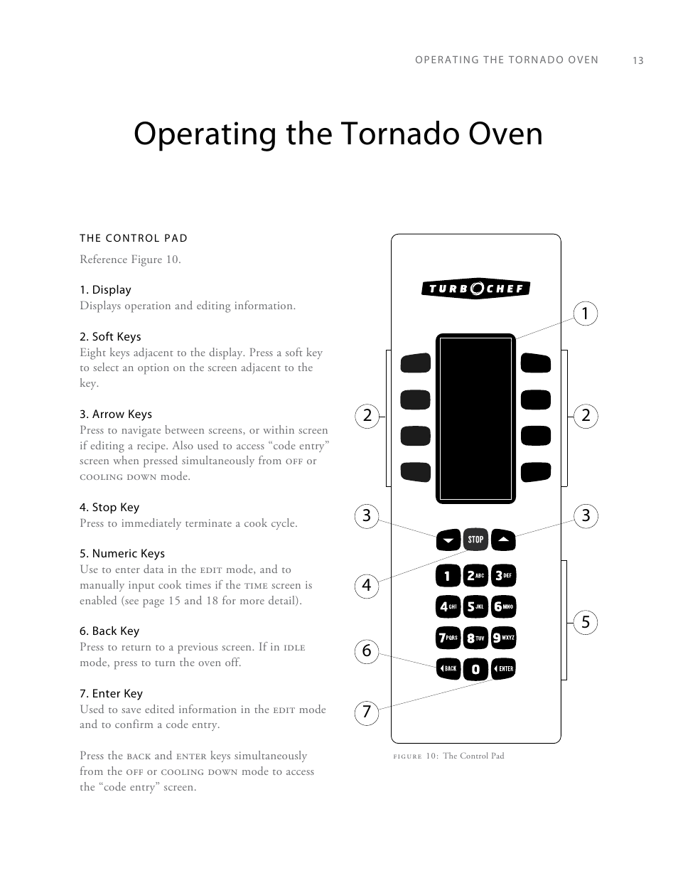 Operating the tornado oven | TurboChef Technologies Rapid Cook Oven Tornado User Manual | Page 21 / 44