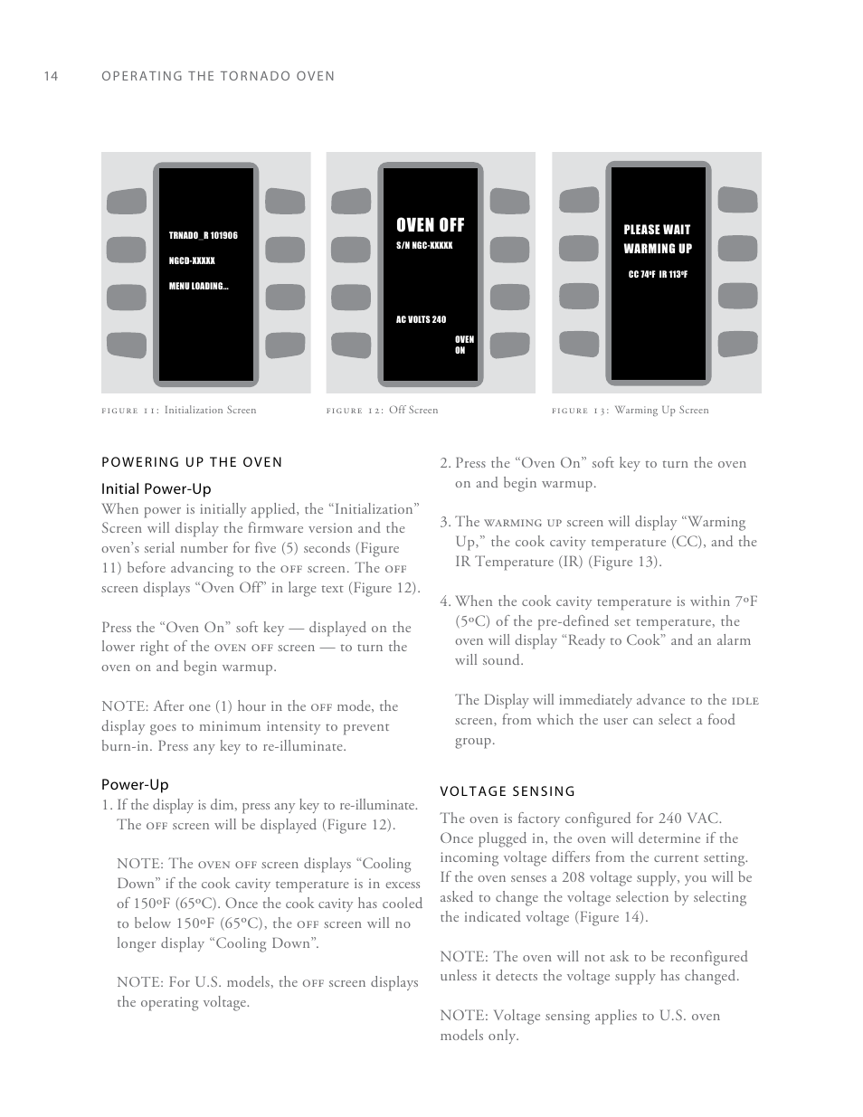 Oven off | TurboChef Technologies Rapid Cook Oven Tornado User Manual | Page 22 / 44