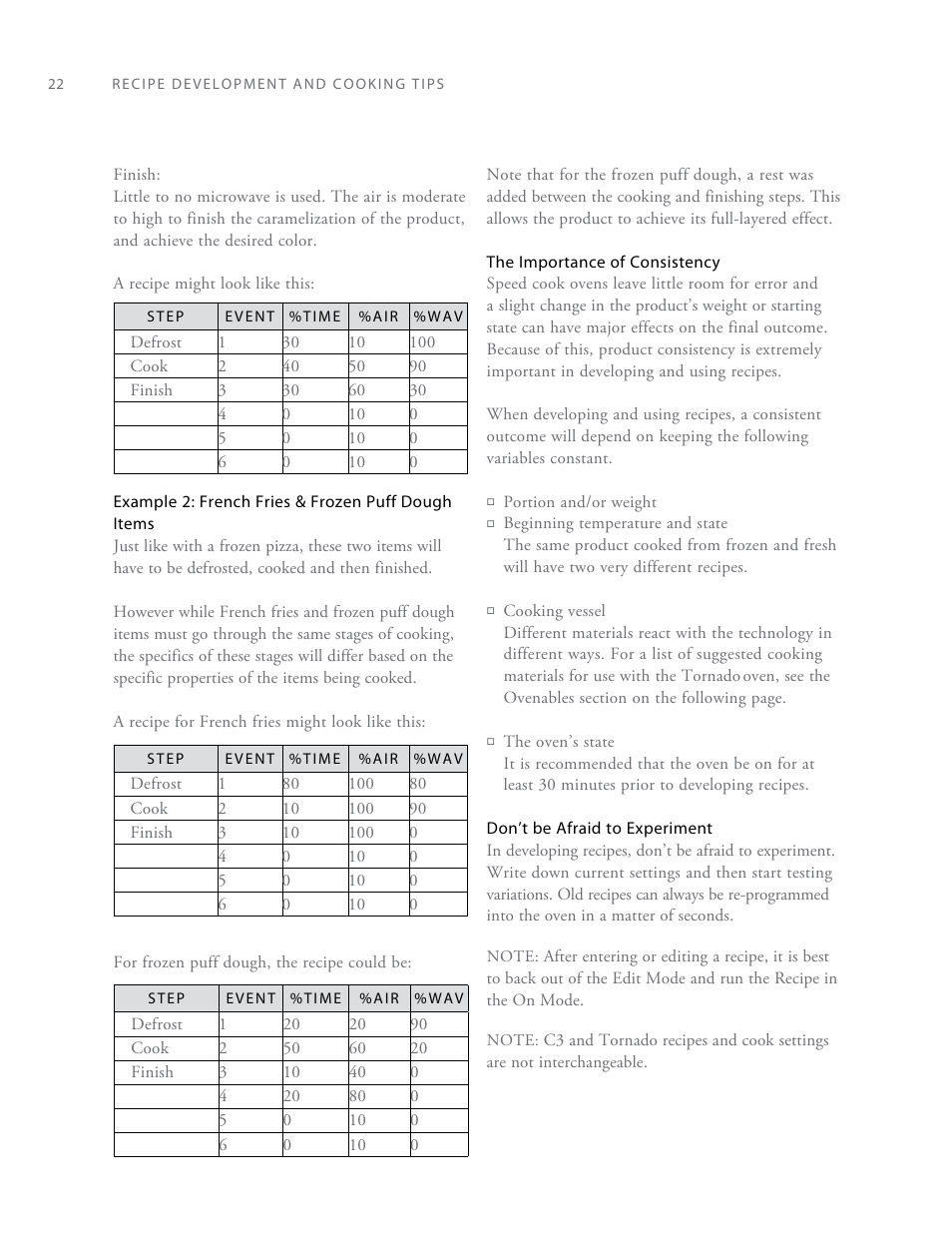 TurboChef Technologies Rapid Cook Oven Tornado User Manual | Page 30 / 44