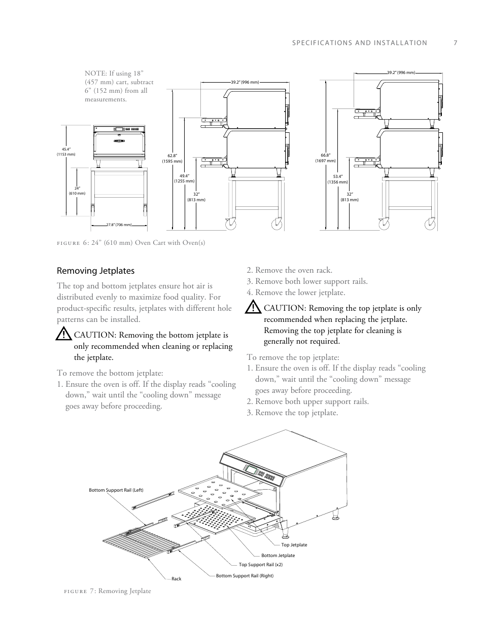 Removing jetplates | TurboChef Technologies High h Batch 2 User Manual | Page 15 / 36