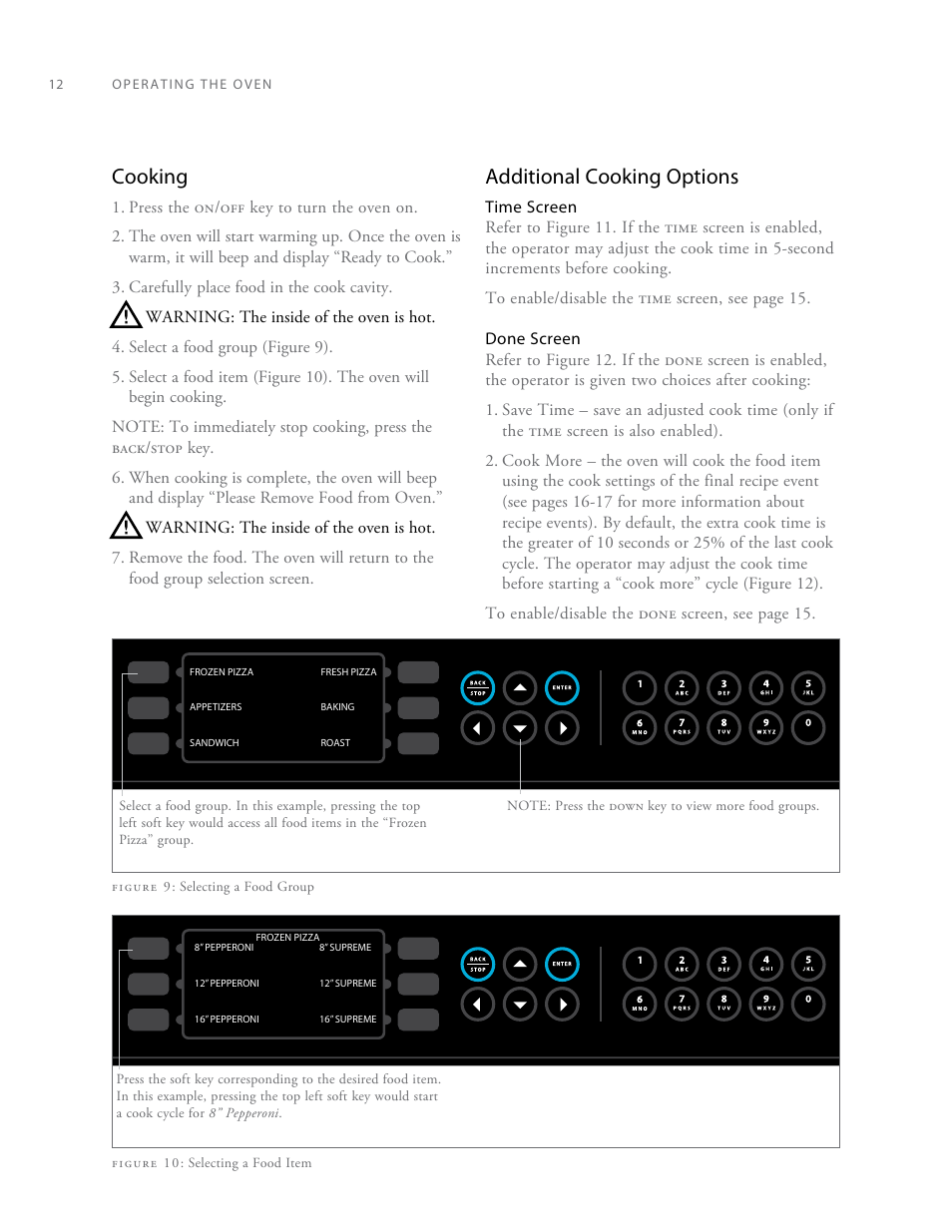 Cooking, Additional cooking options | TurboChef Technologies High h Batch 2 User Manual | Page 20 / 36
