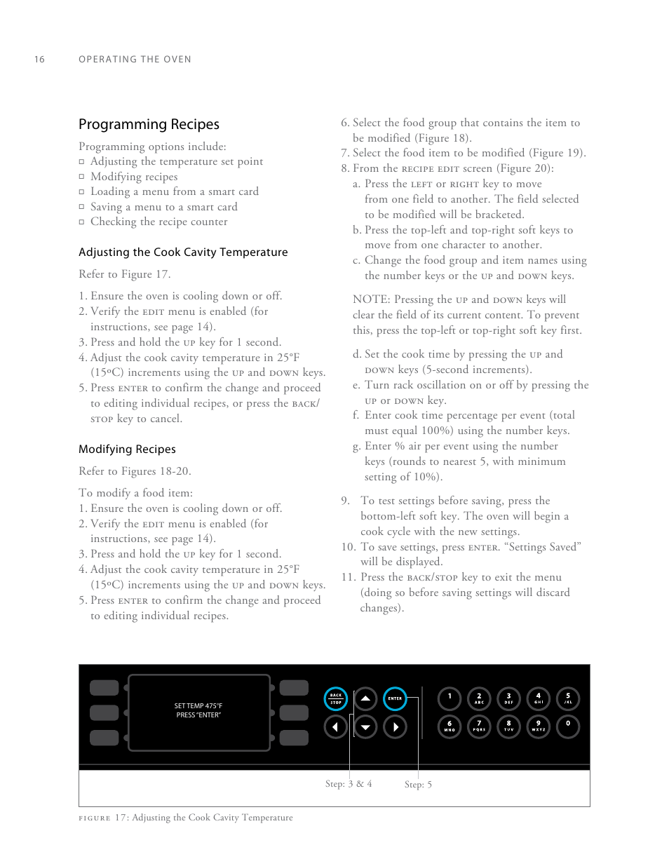 Programming recipes | TurboChef Technologies High h Batch 2 User Manual | Page 24 / 36