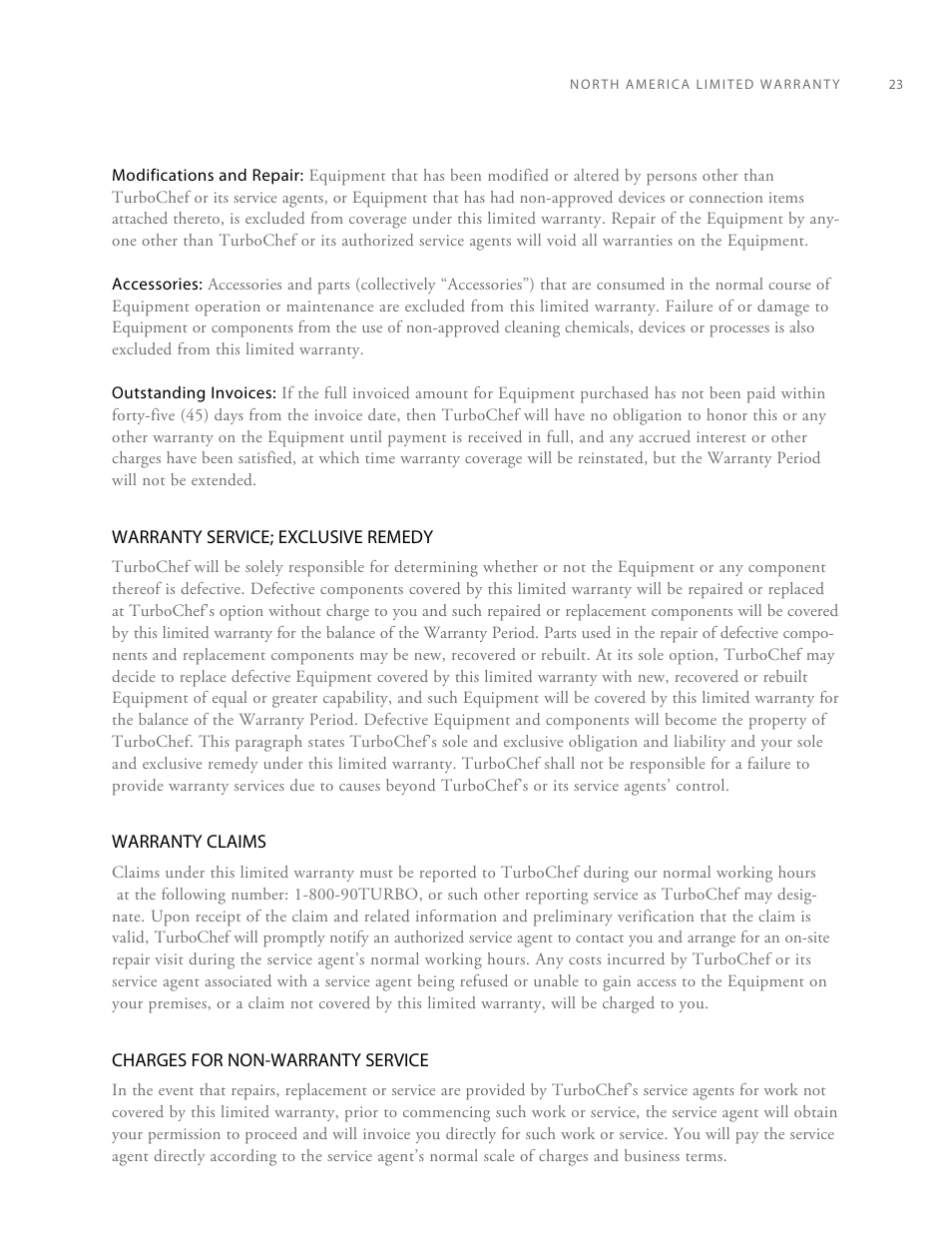 TurboChef Technologies High h Batch 2 User Manual | Page 31 / 36