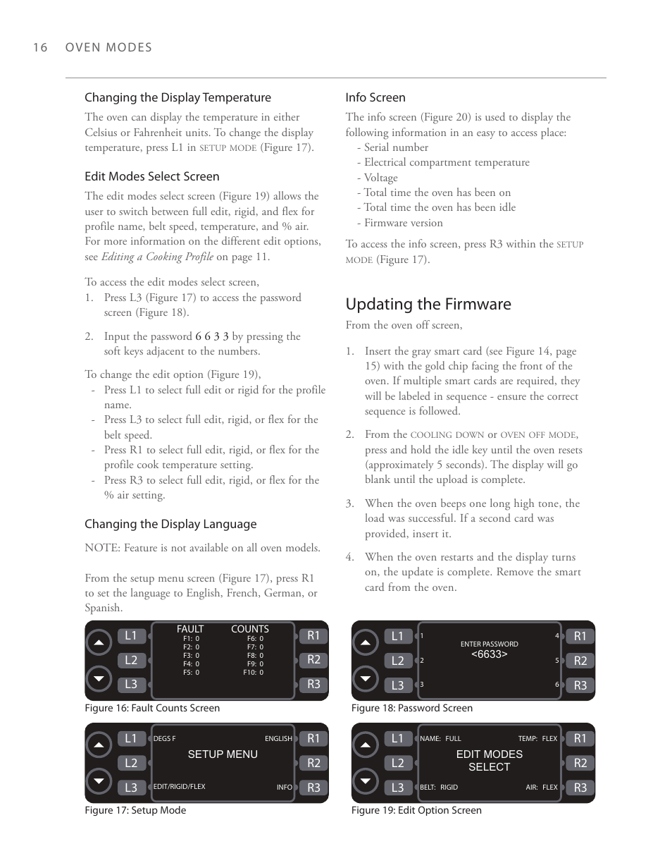 Updating the firmware | TurboChef Technologies 2020 User Manual | Page 32 / 76