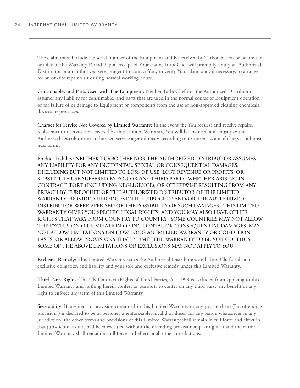 TurboChef Technologies 2020 HIGH h User Manual | Page 32 / 34