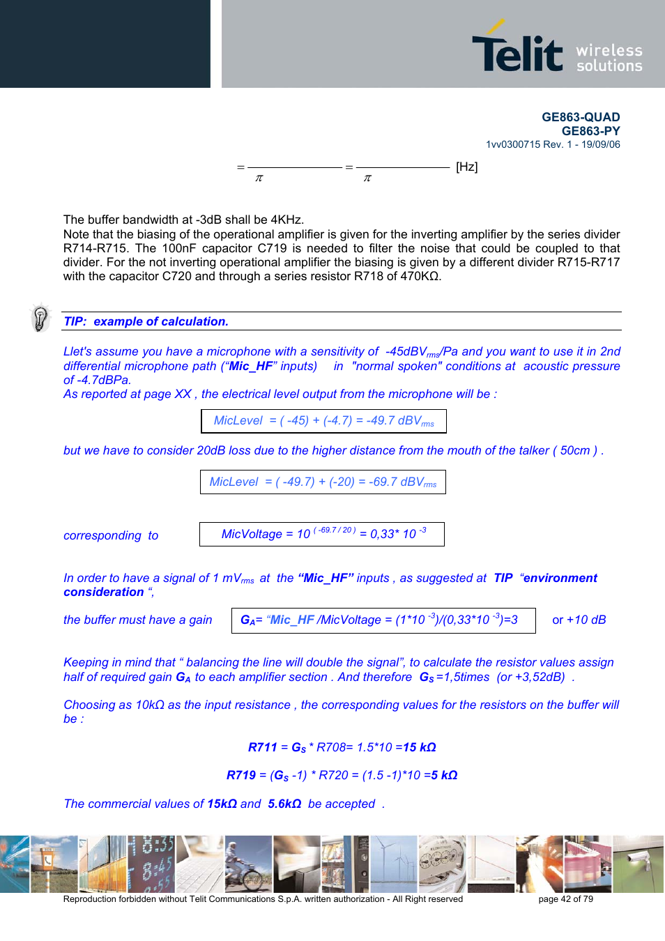 Telit Wireless Solutions GE863-QUAD User Manual | Page 42 / 79