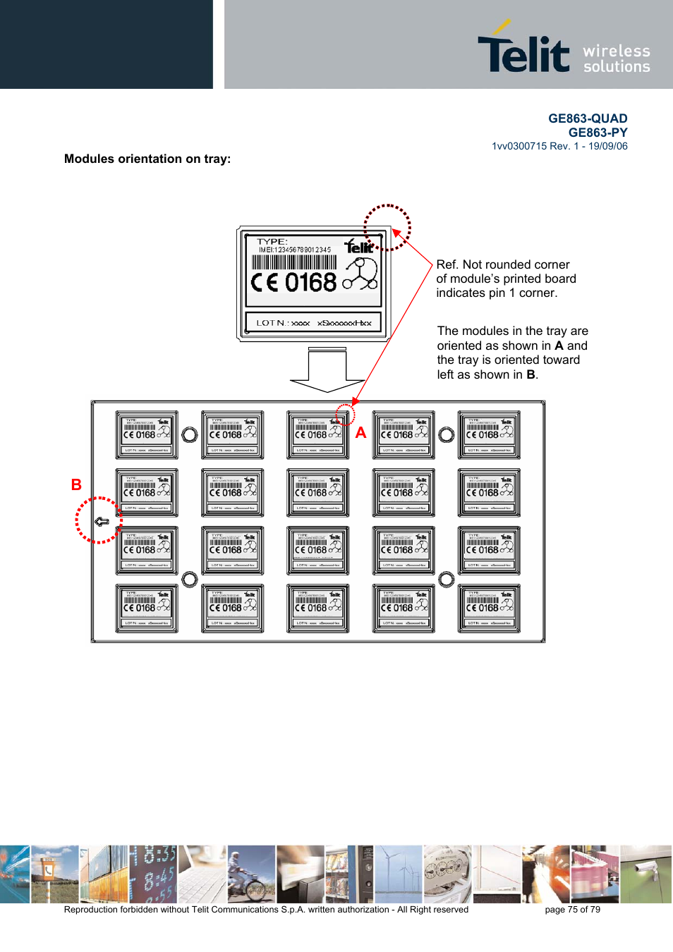 Telit Wireless Solutions GE863-QUAD User Manual | Page 75 / 79