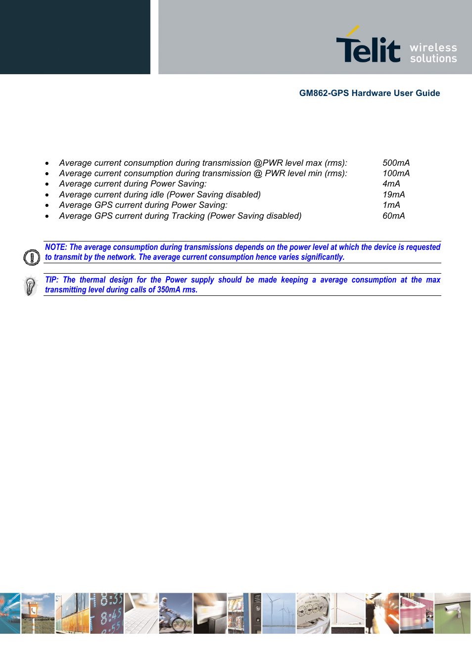 2 thermal design guidelines | Telit Wireless Solutions GM862-GPS User Manual | Page 17 / 55
