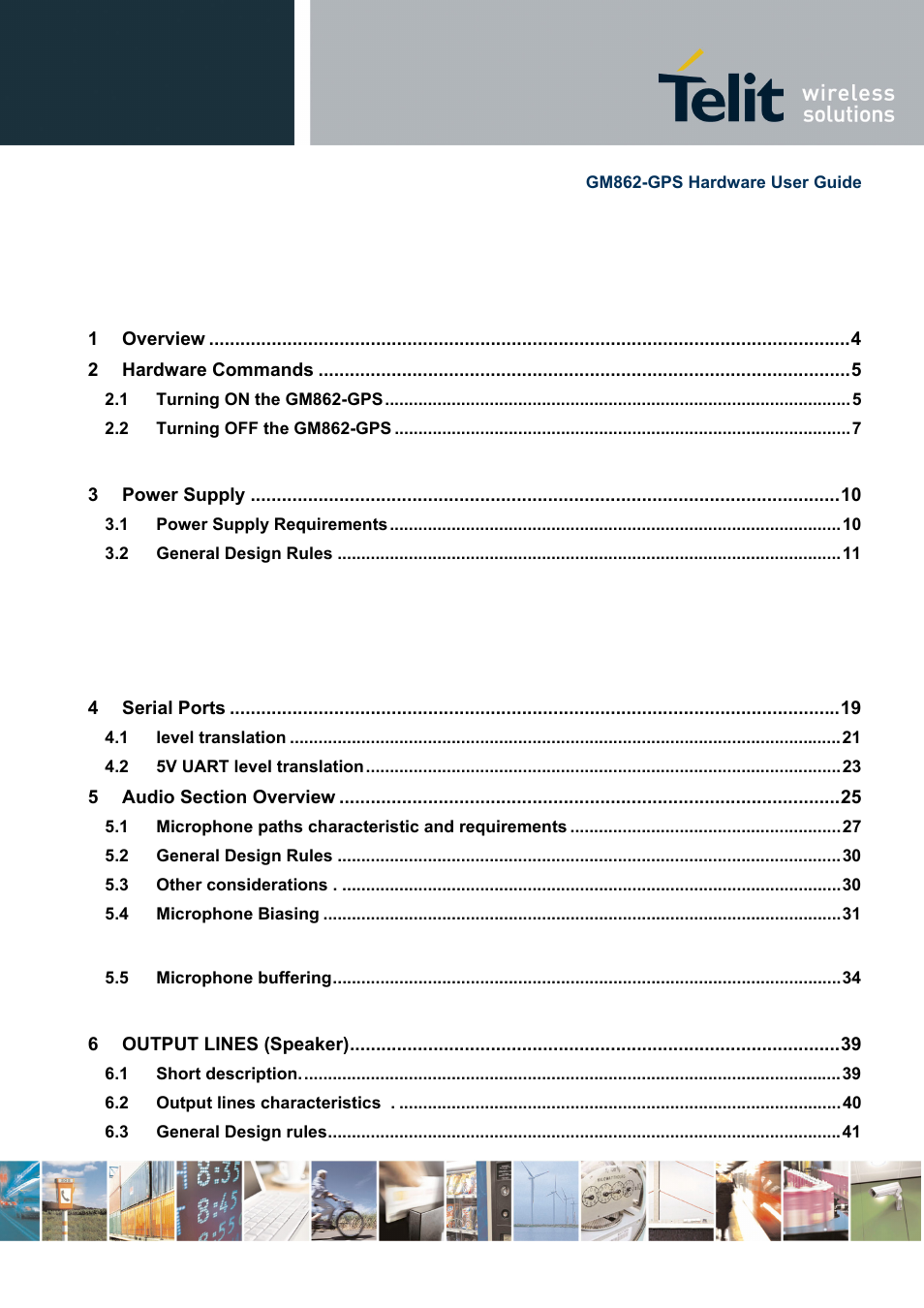 Telit Wireless Solutions GM862-GPS User Manual | Page 2 / 55