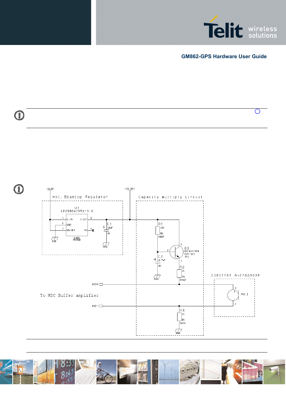 4 microphone biasing, 1 balanced microphone biasing | Telit Wireless Solutions GM862-GPS User Manual | Page 31 / 55