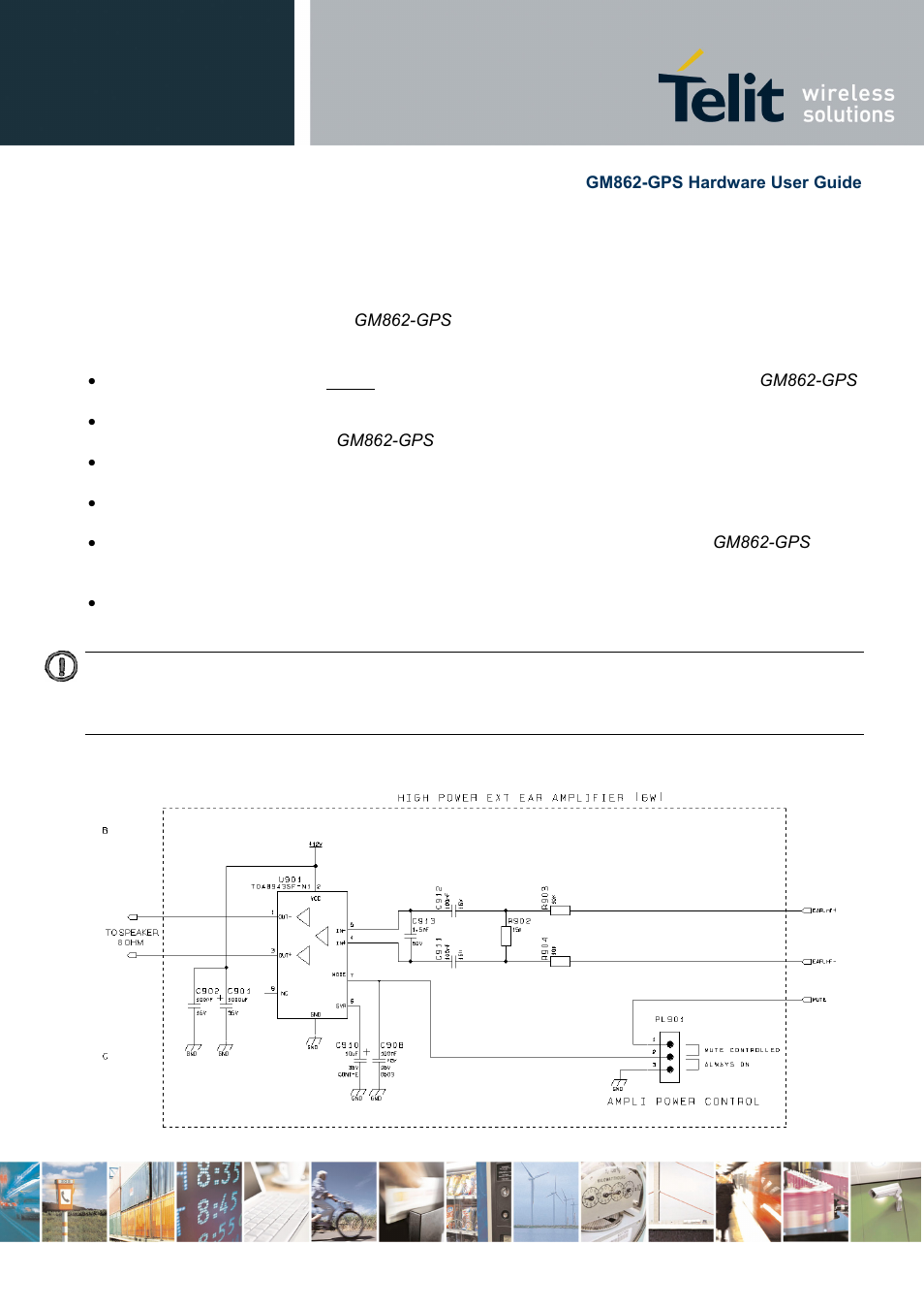 6 car kit speakerphone design | Telit Wireless Solutions GM862-GPS User Manual | Page 44 / 55