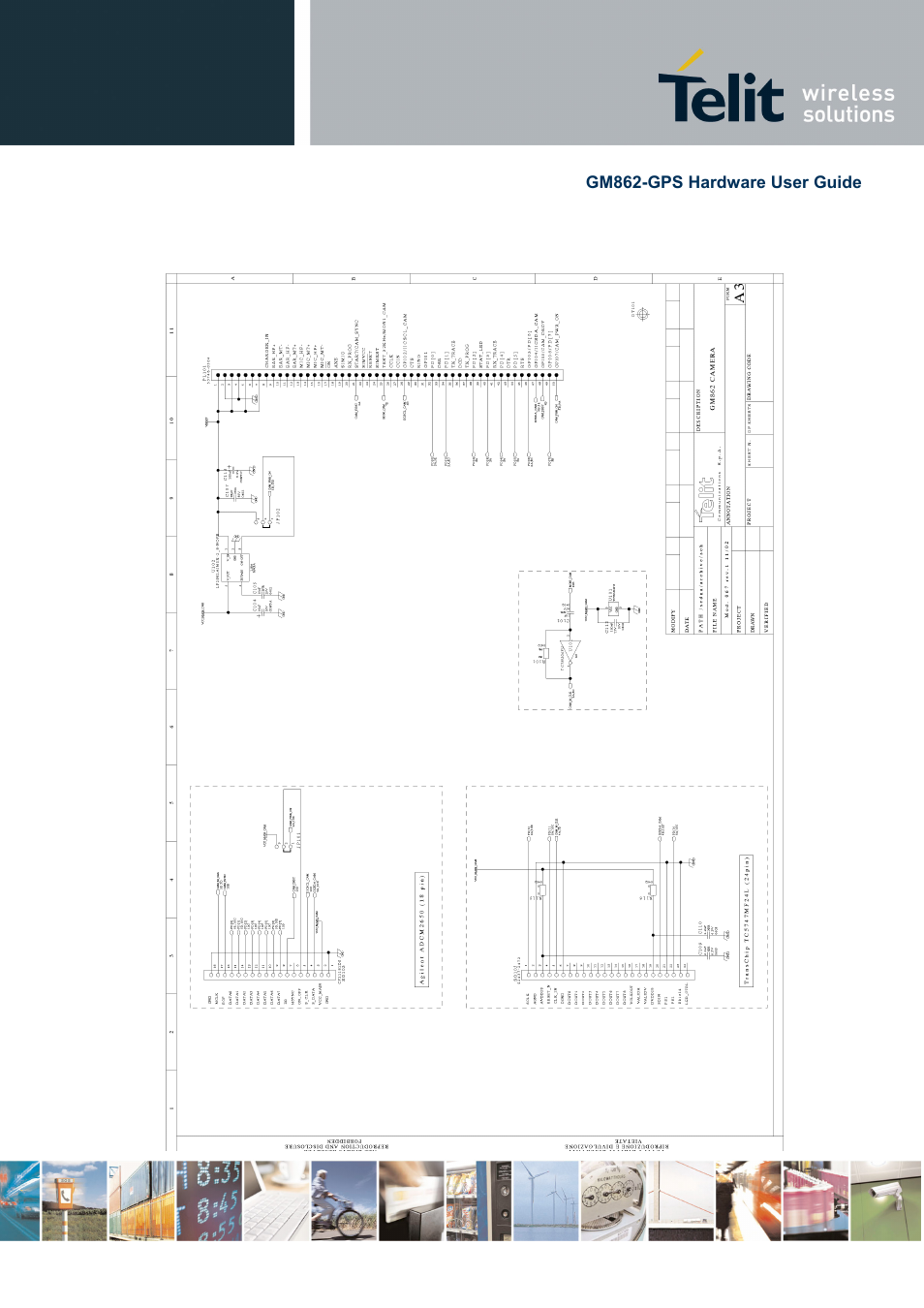 5 schematic diagrams for supported cameras | Telit Wireless Solutions GM862-GPS User Manual | Page 53 / 55