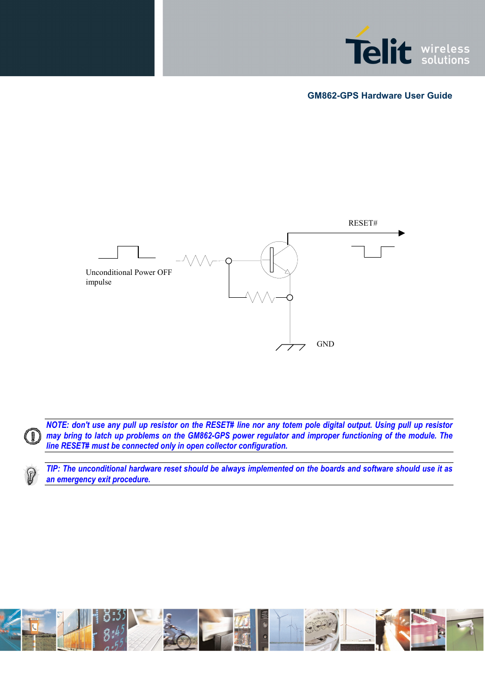 2 hardware unconditional reboot | Telit Wireless Solutions GM862-GPS User Manual | Page 8 / 55