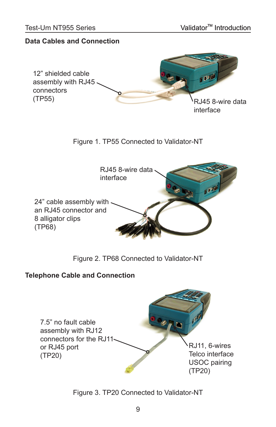 Test-Um VALIDATOR-NT NT955 User Manual | Page 10 / 97