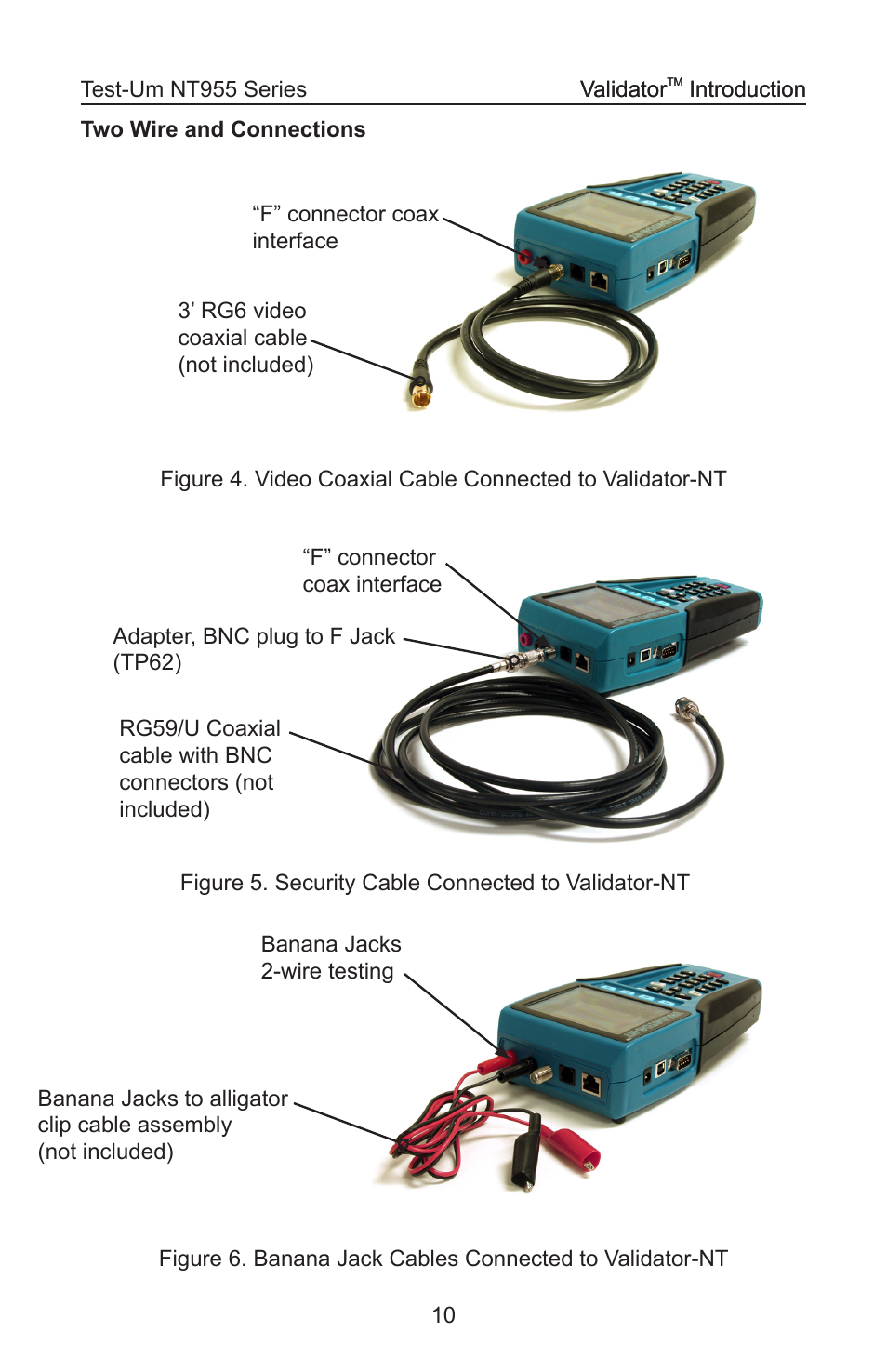 Test-Um VALIDATOR-NT NT955 User Manual | Page 11 / 97
