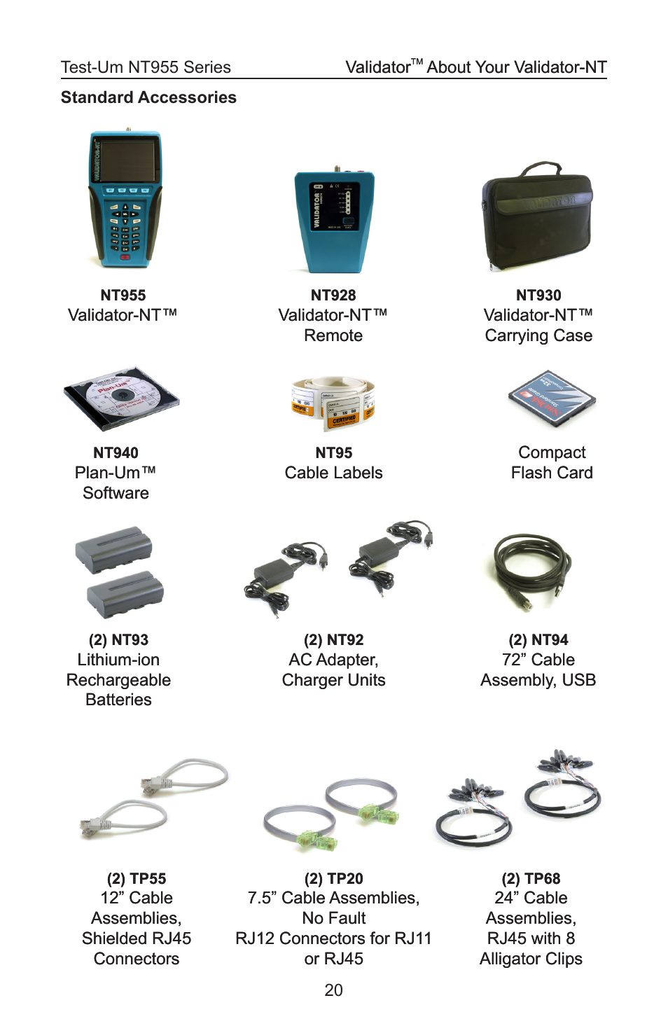 Test-Um VALIDATOR-NT NT955 User Manual | Page 21 / 97