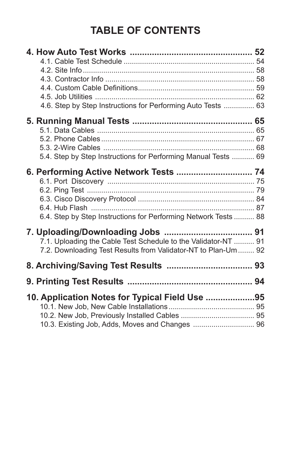 Test-Um VALIDATOR-NT NT955 User Manual | Page 5 / 97