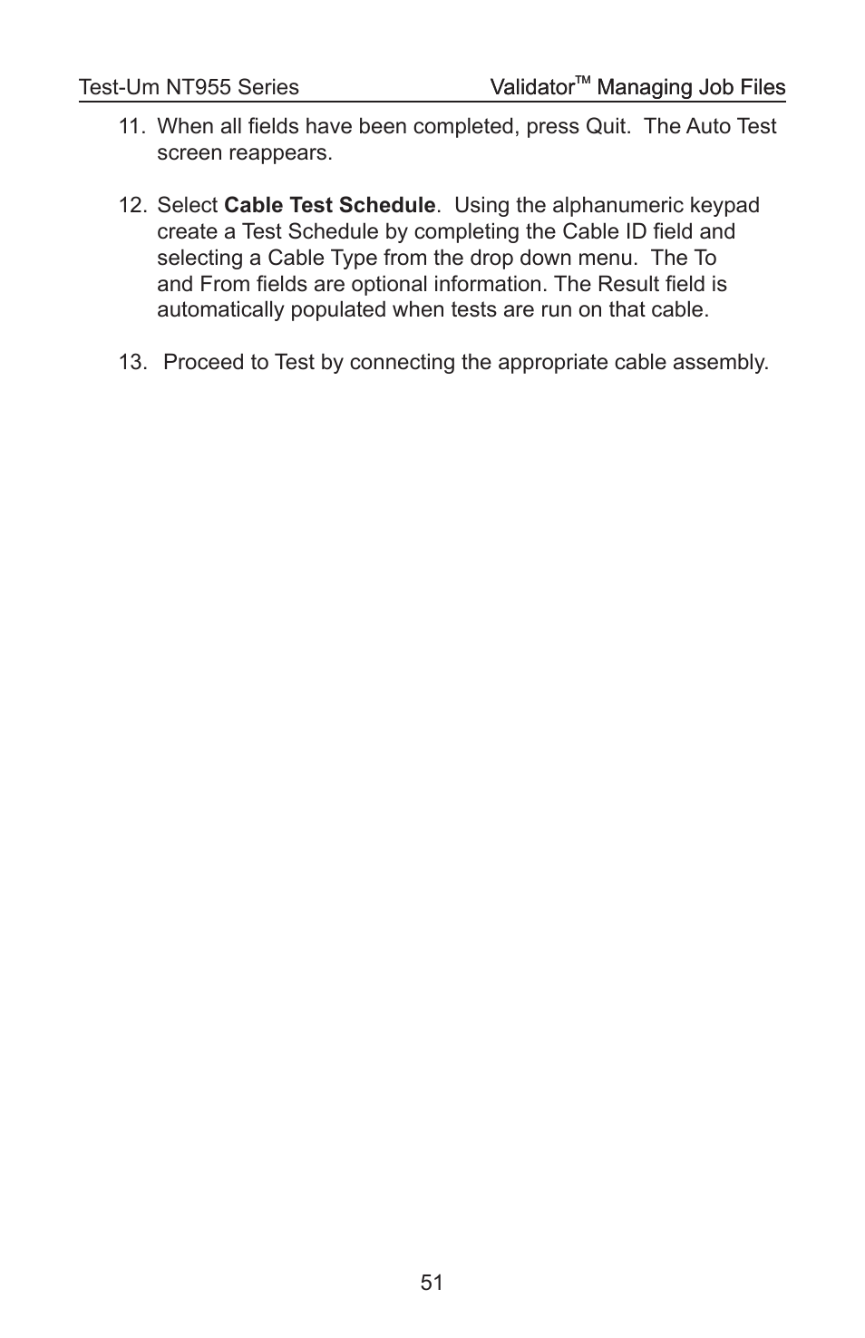 Test-Um VALIDATOR-NT NT955 User Manual | Page 52 / 97