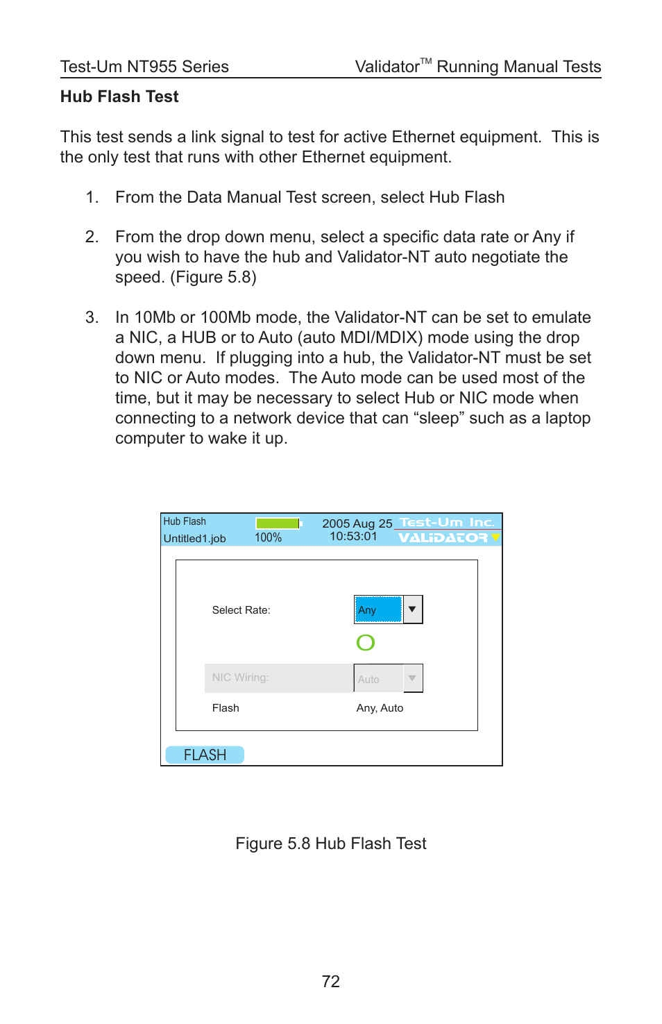 Test-Um VALIDATOR-NT NT955 User Manual | Page 73 / 97