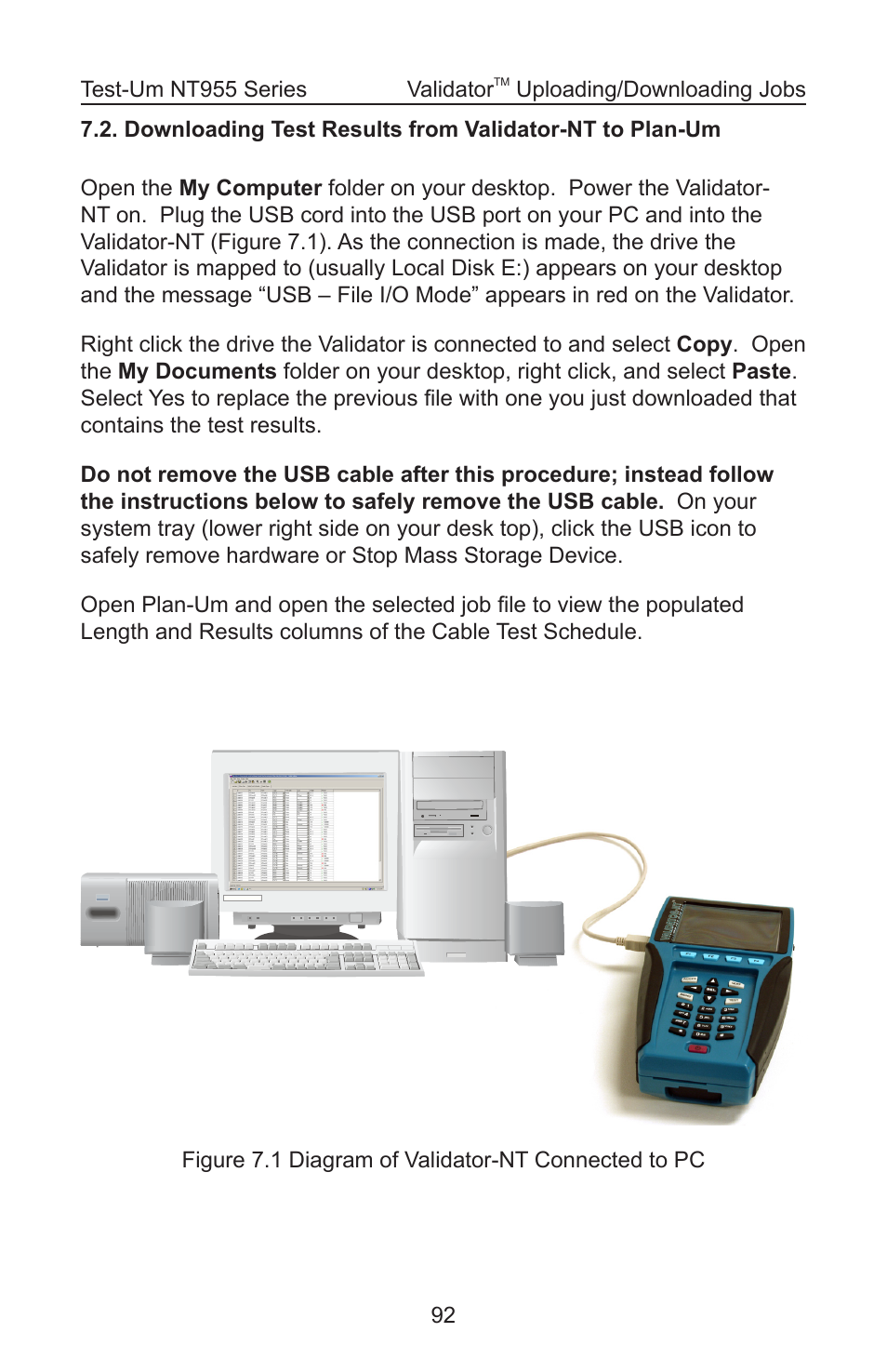 Test-Um VALIDATOR-NT NT955 User Manual | Page 93 / 97