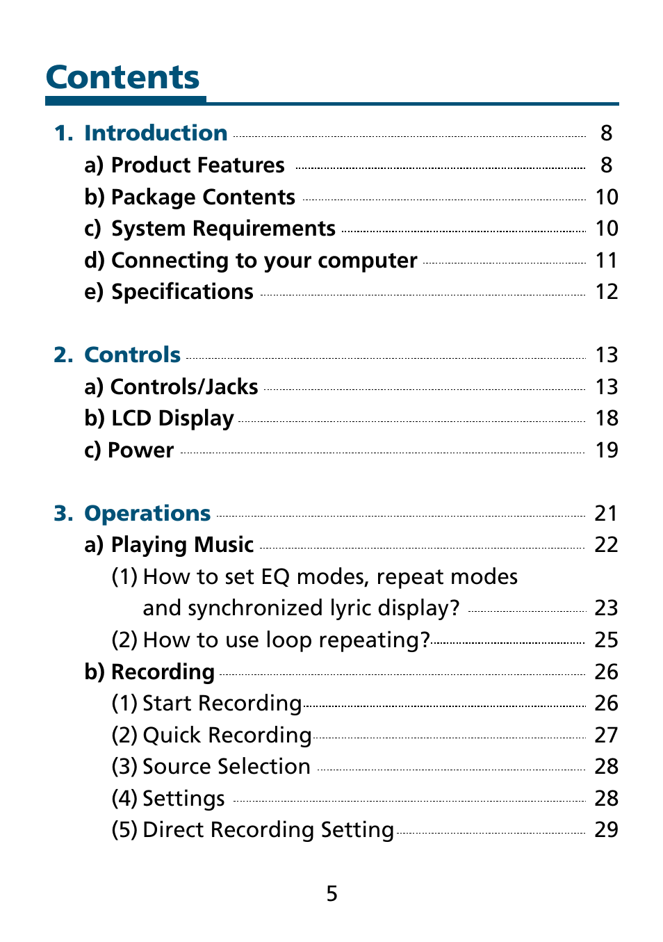 Truly electronic Mftg MP313X User Manual | Page 5 / 63