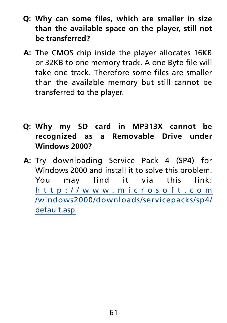 Truly electronic Mftg MP313X User Manual | Page 61 / 63