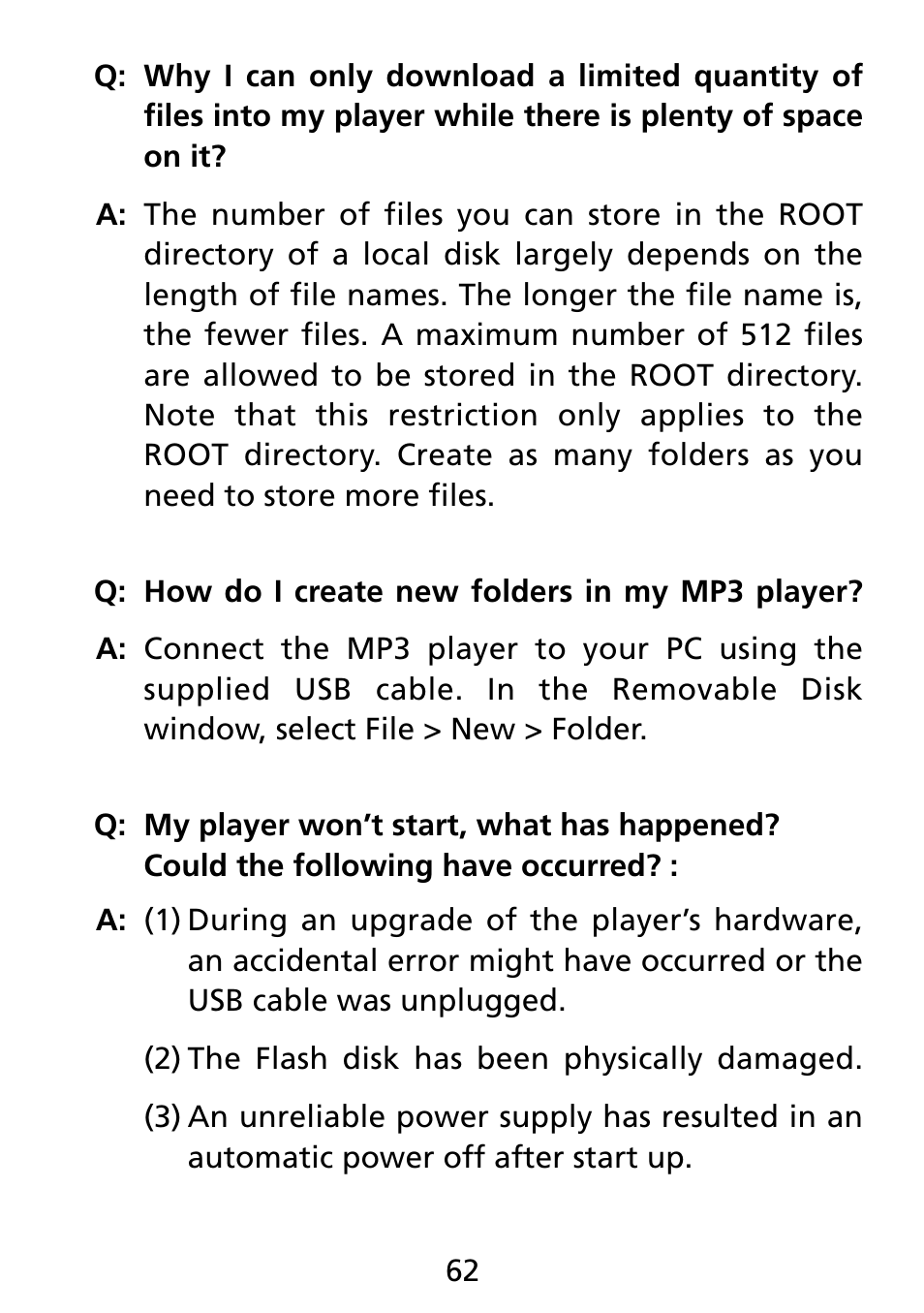 Truly electronic Mftg MP313X User Manual | Page 62 / 63