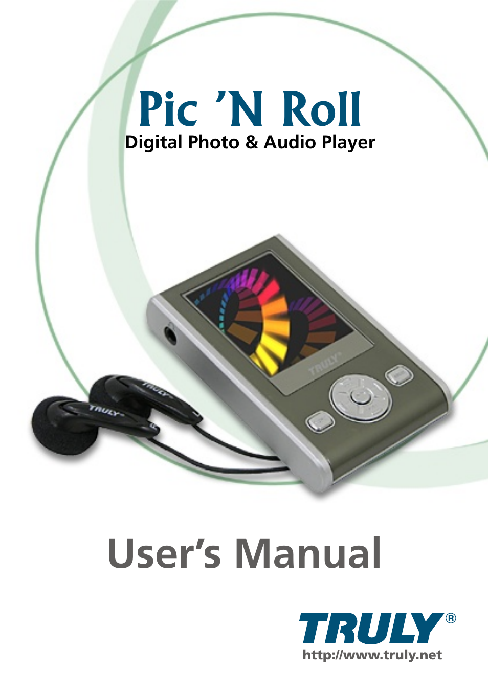 Truly electronic Mftg Digital Photo & Audio Player User Manual | 74 pages